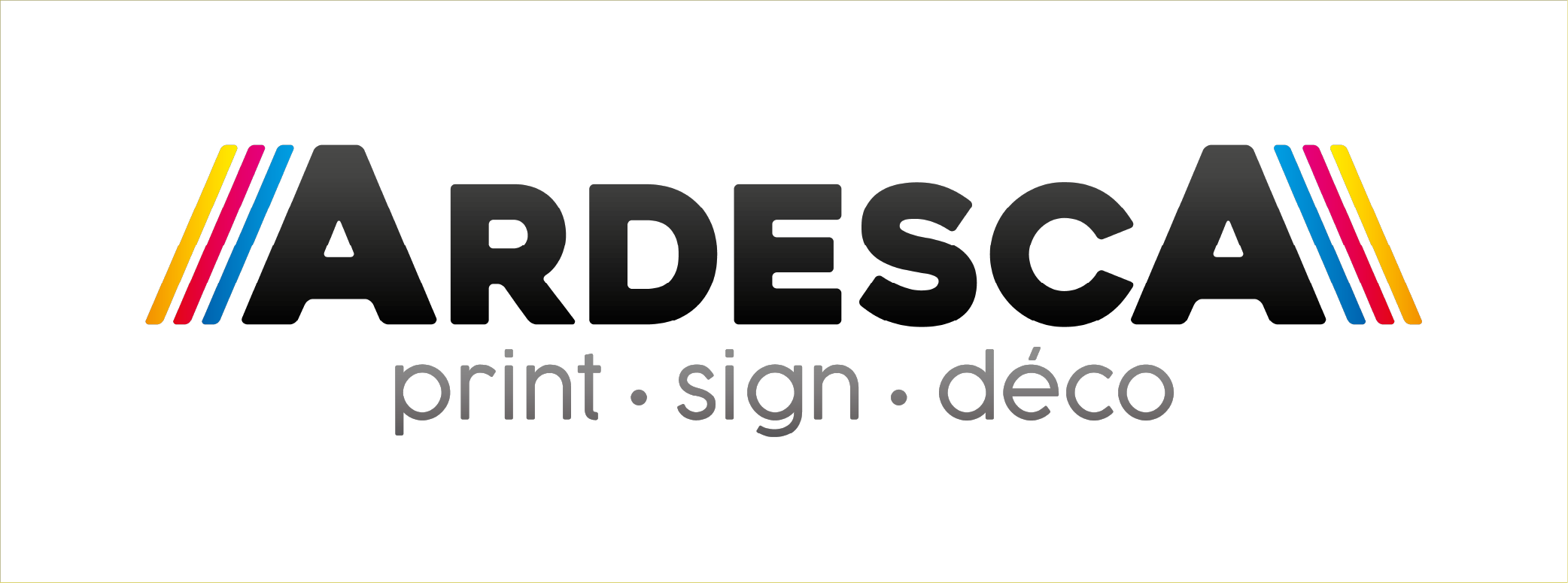 Logo Ardesca – print · sign · déco